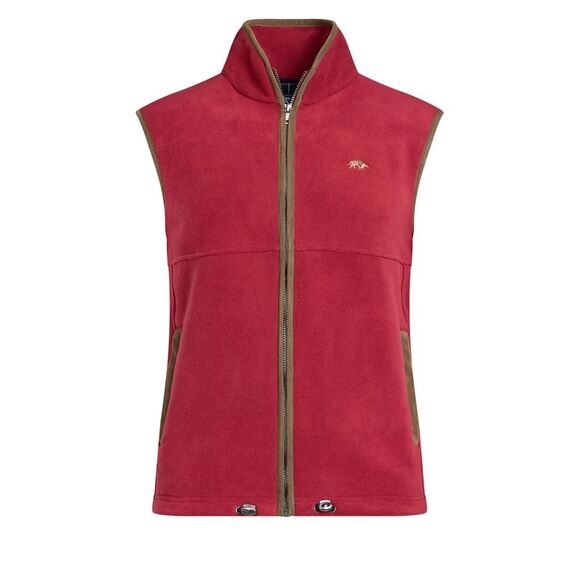 Raging Bull Mens Fleece Vest / Burgundy